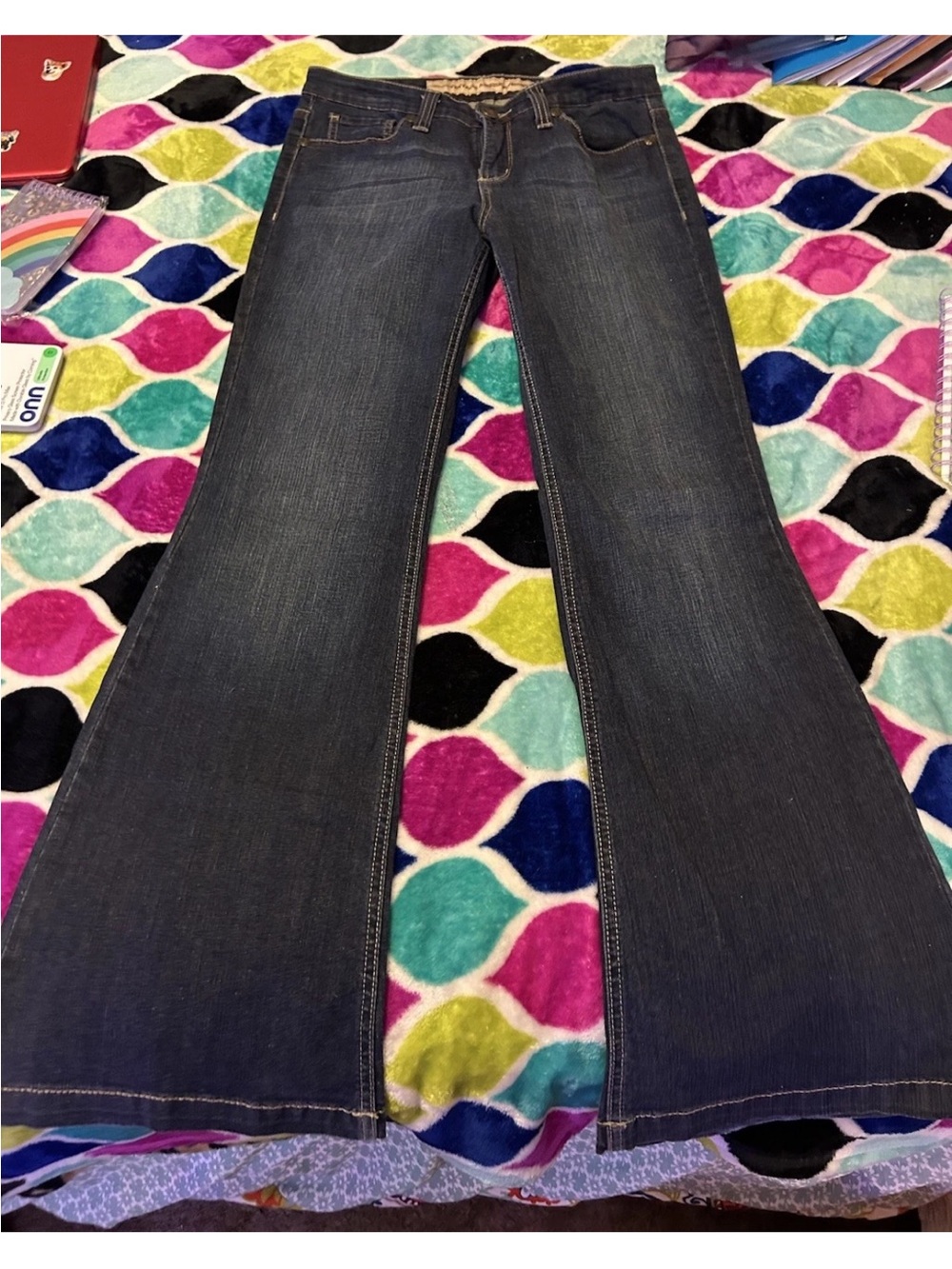 Nine West Dark Blue Flared Jeans